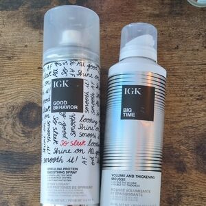 IGK Good Behavior and Big Time Hair Set